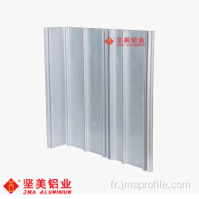 Profil de mur rideau en verre en aluminium sur mesure